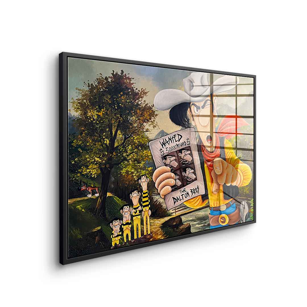 Daltons on the run - Acrylglas