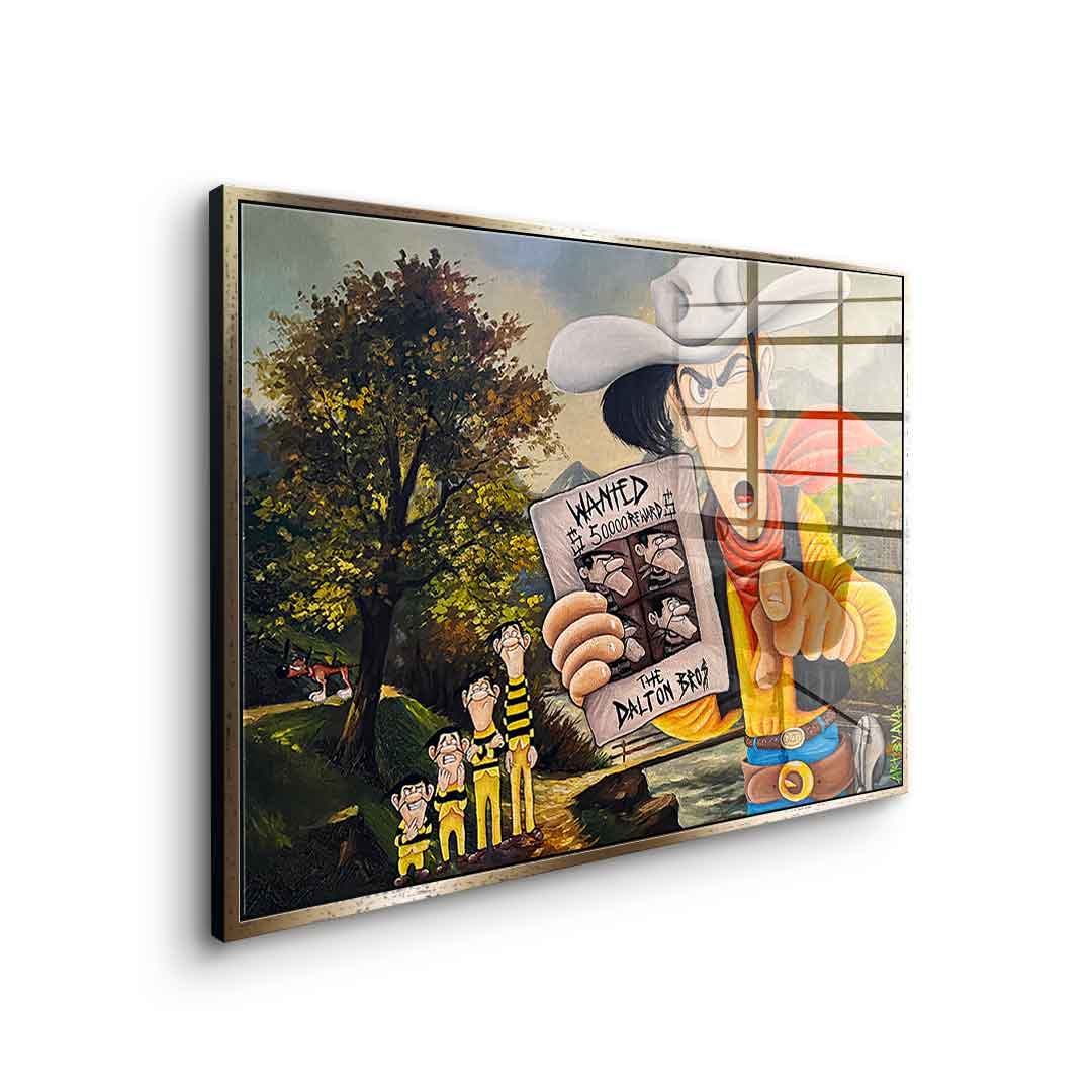 Daltons on the run - Acrylglas