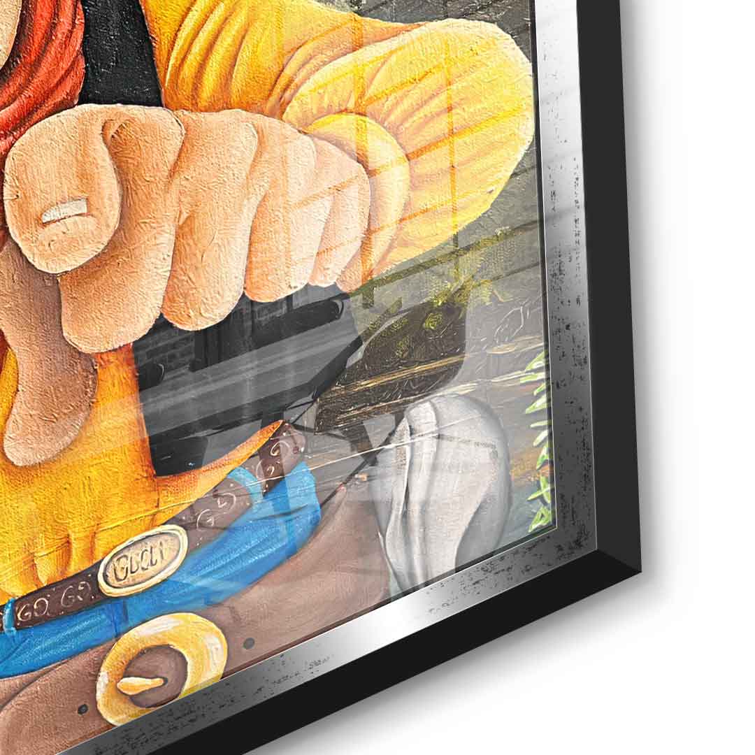 Daltons on the run - Acrylglas