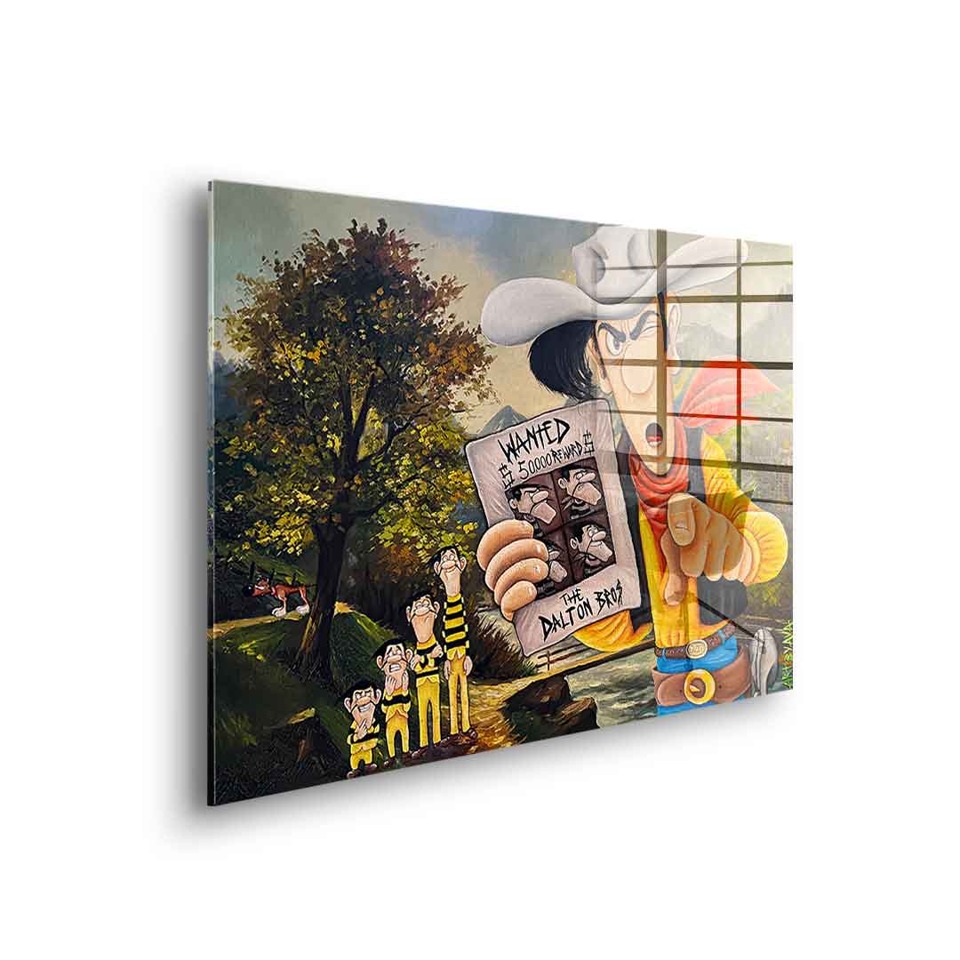 Daltons on the run - Acrylglas