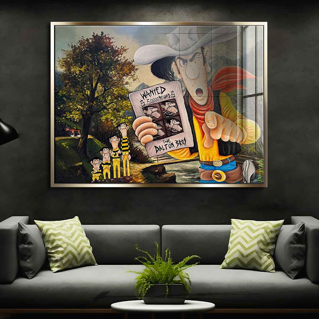 Daltons on the run - Acrylglas