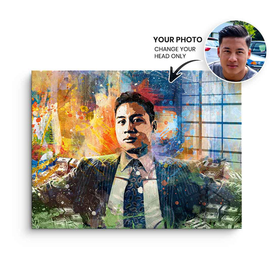 The negotiation - acrylic glass - customizable – front