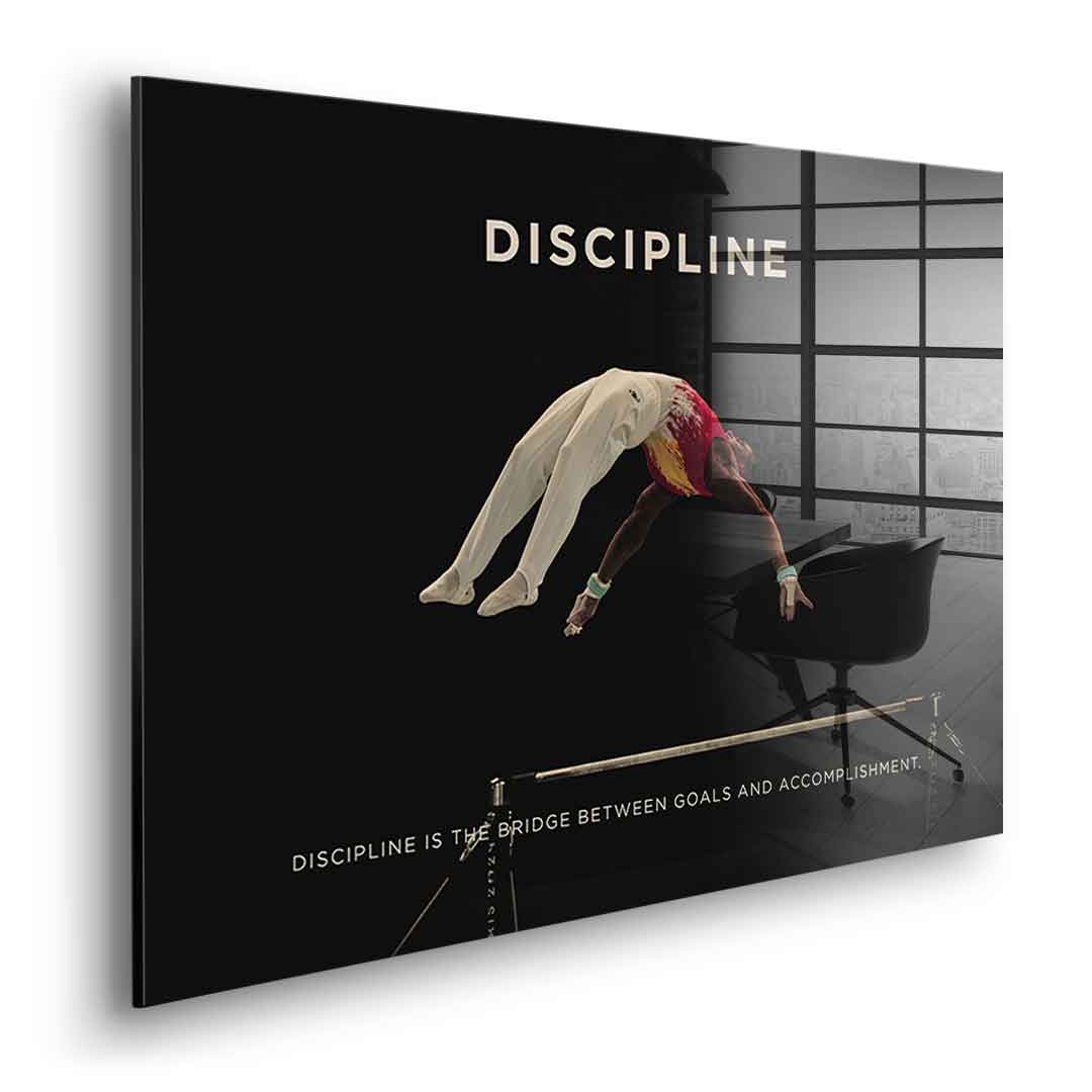 Discipline #turnen 2 - acrylic glass