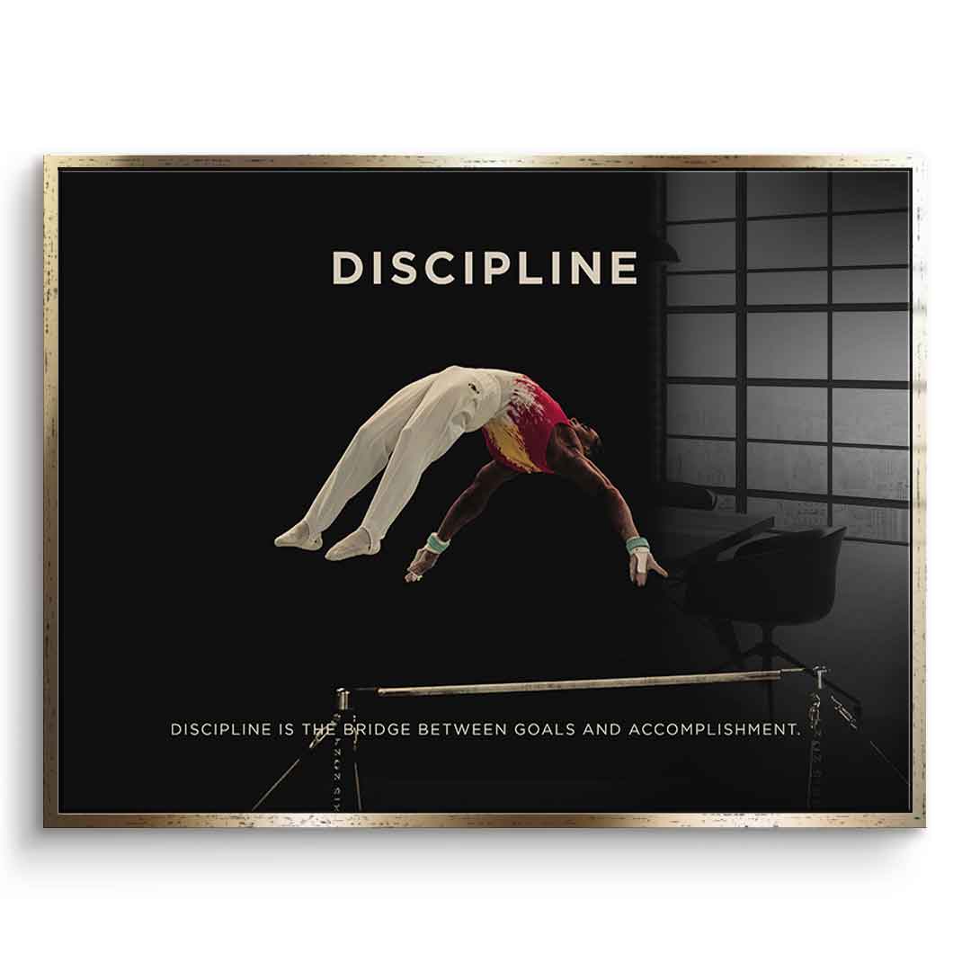 Discipline #turnen 2 - acrylic glass