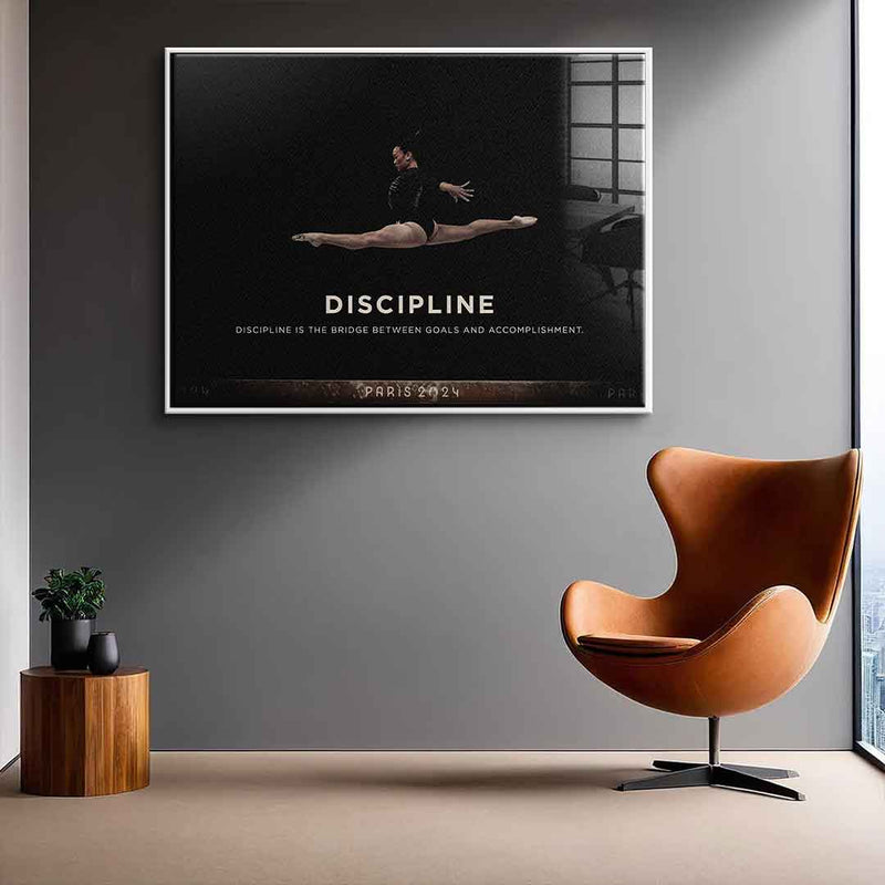 Discipline #Turnen - Acrylglas