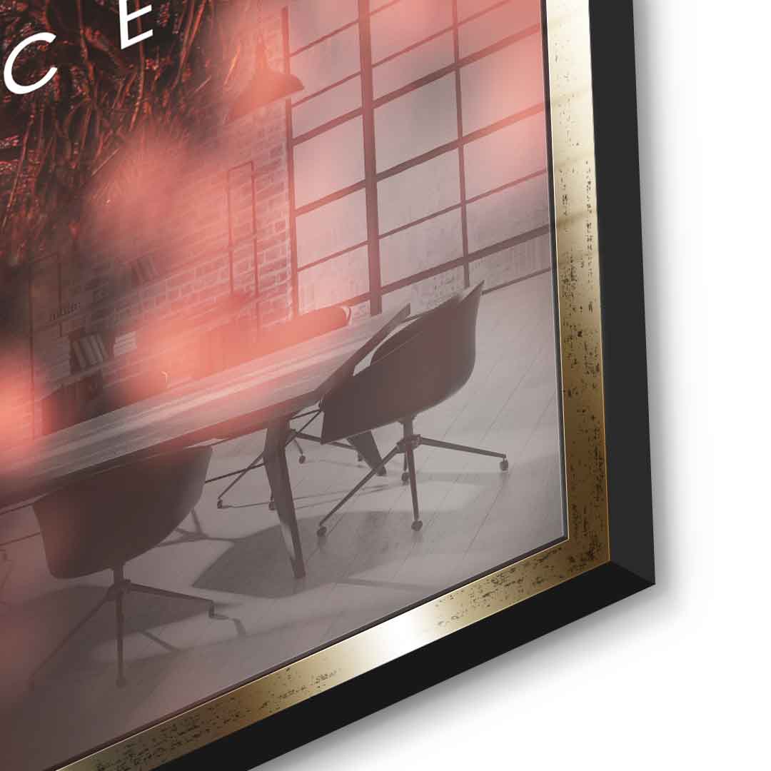 Discipline over Distance - Acrylglas