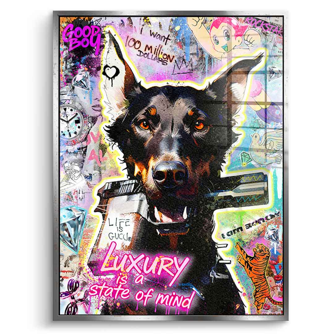 Doberman Luxury - Acrylglas
