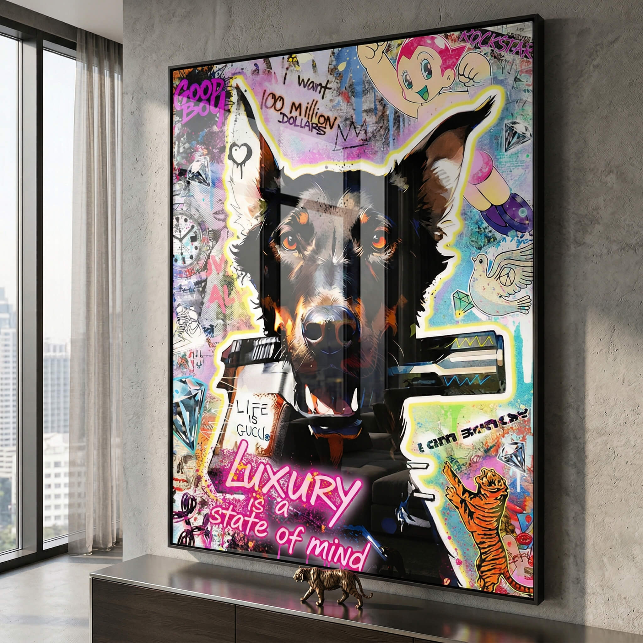 Doberman Luxury - Acrylglas