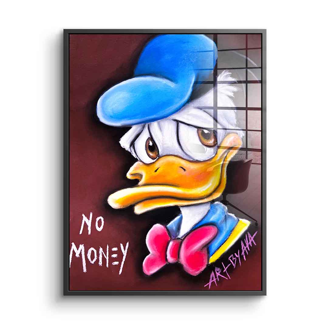 No money Donald - Acrylglas