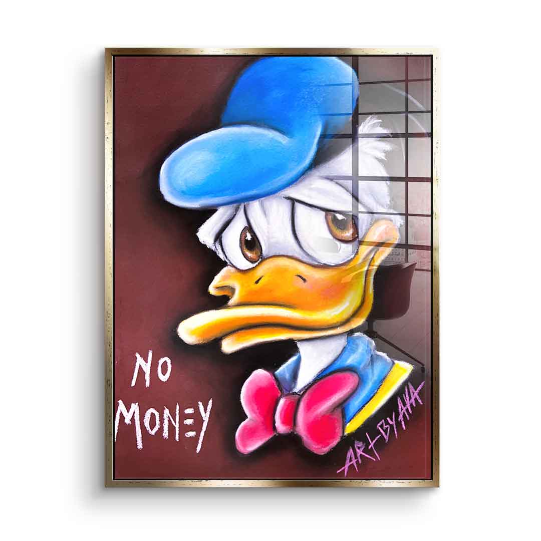 No money Donald - Acrylglas