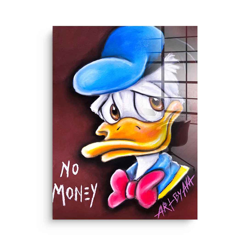 No money Donald - Acrylglas