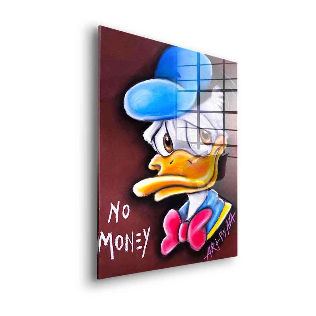 No money Donald - Acrylglas