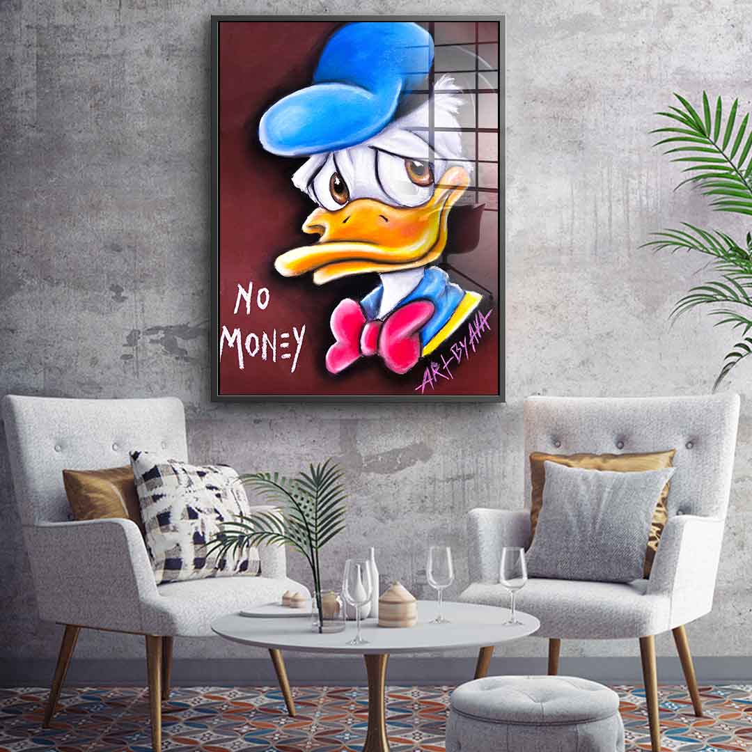 No money Donald - Acrylic glass
