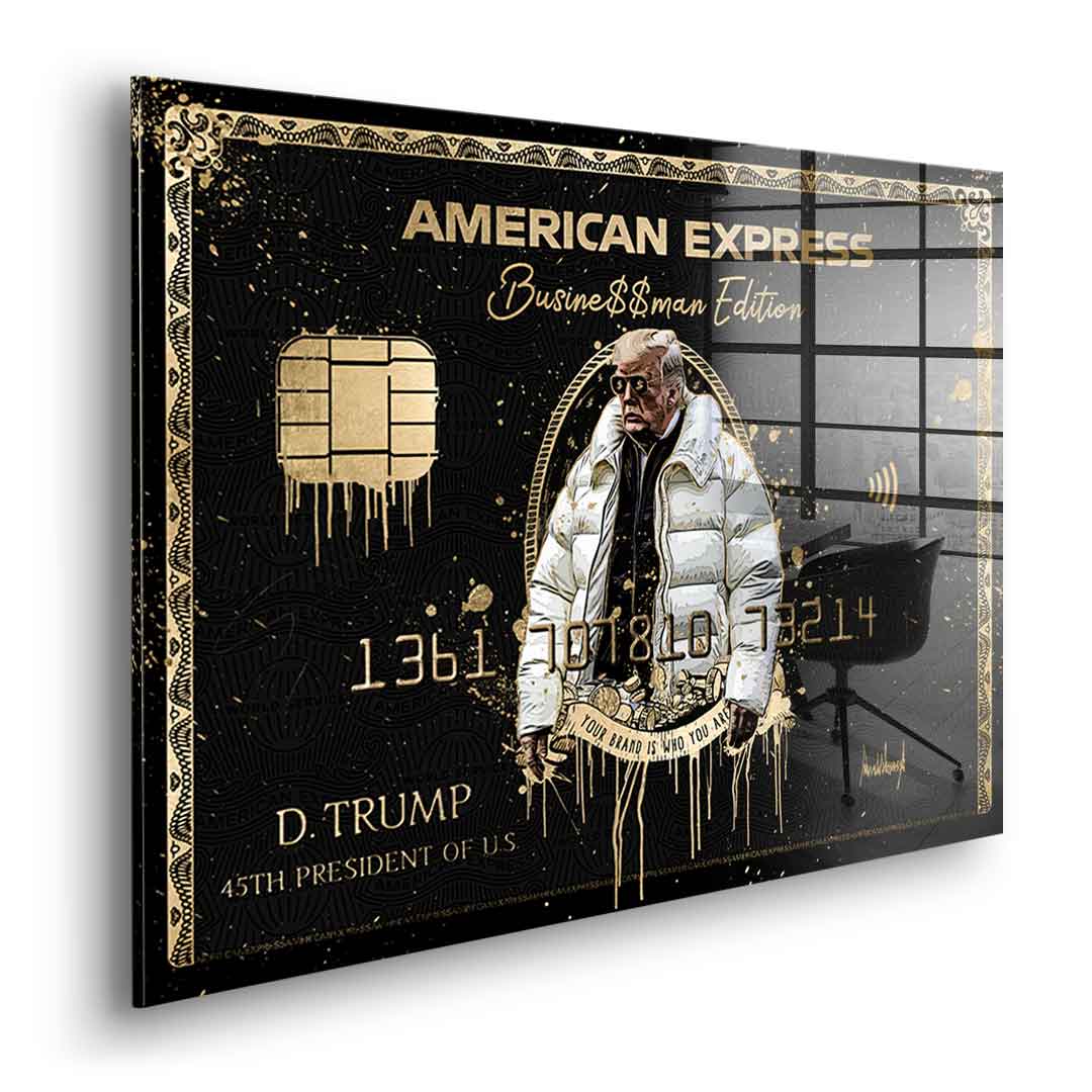 Royal American Express - Donald Trump - Acrylic glass