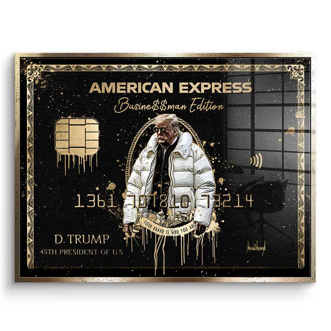 Royal American Express - Donald Trump - Acrylglas