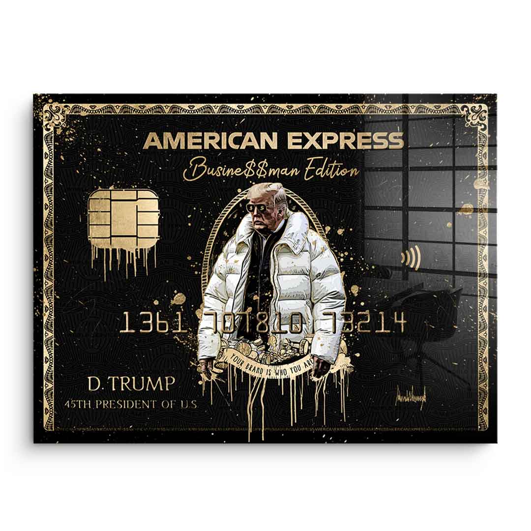 Royal American Express - Donald Trump - Acrylglas