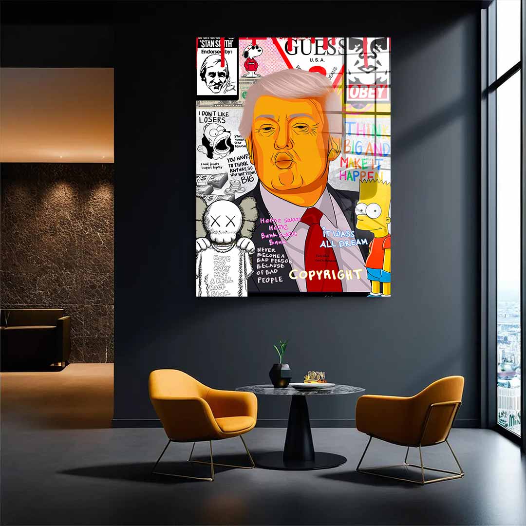 Donald Trump - Acrylic glass