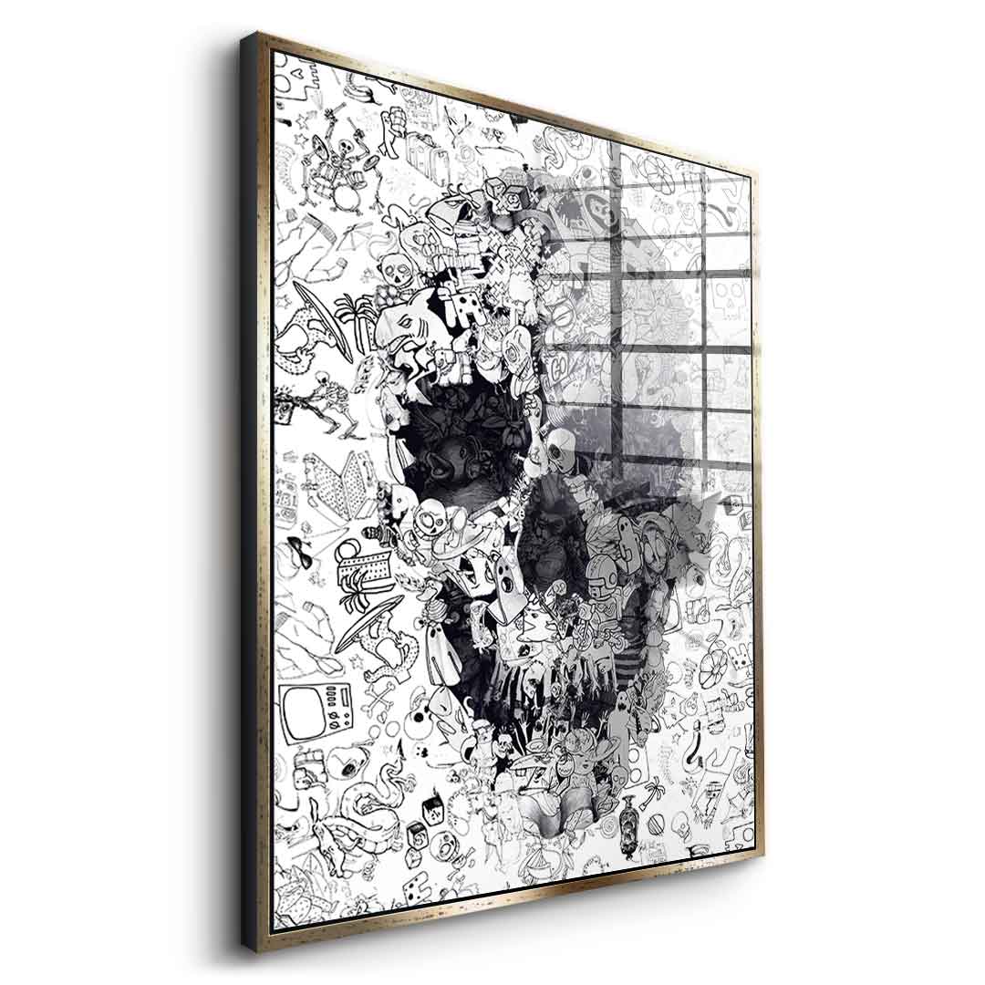Doodle Puzzle - Acrylglas