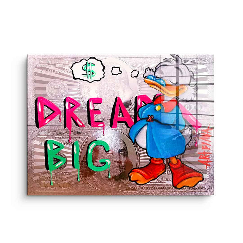 Dreaming Scrooge - acrylic