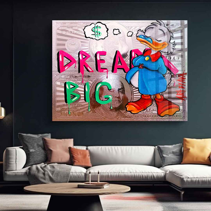 Dreaming Scrooge - acrylic glass