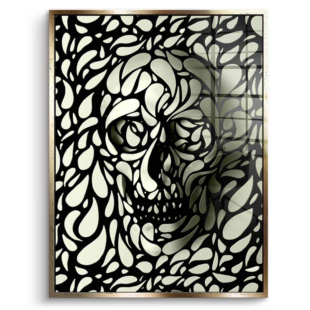 Drop Skull - Acrylic Glass