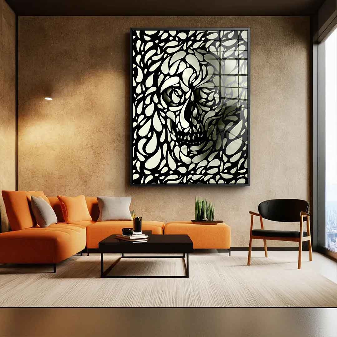Drop Skull - Acrylic Glass