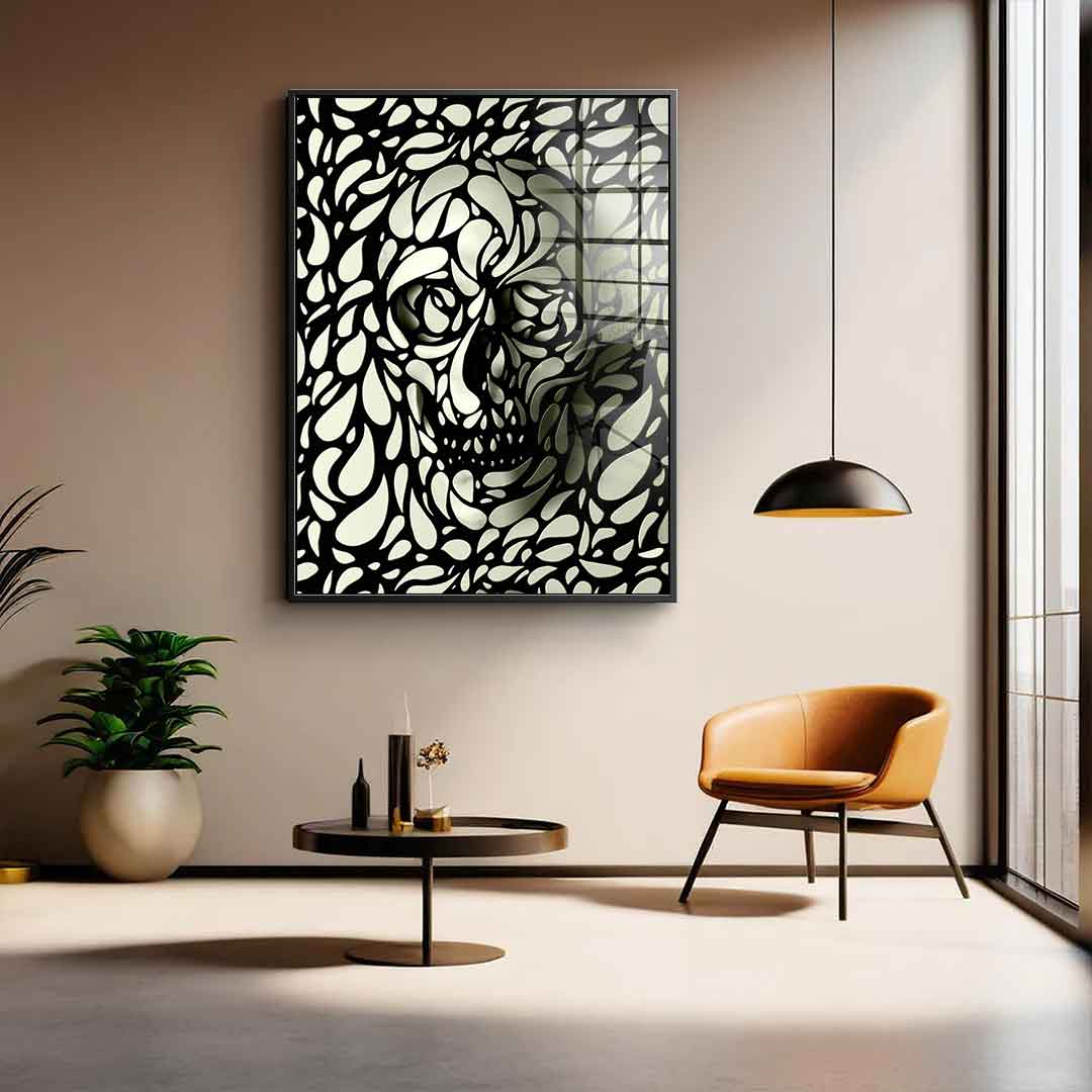 Drop Skull - Acrylic Glass