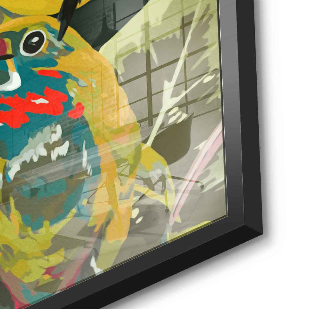 Jungle Flamingo - Acrylic Glass