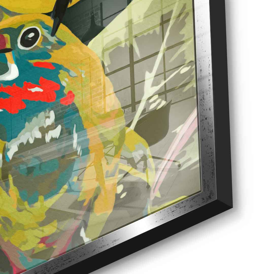 Dschungelflamingo - Acrylglas