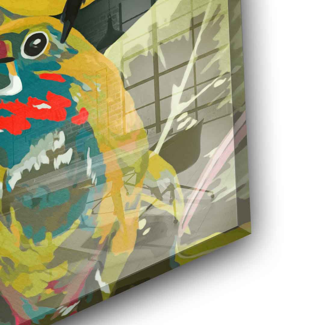 Jungle Flamingo - Acrylic Glass