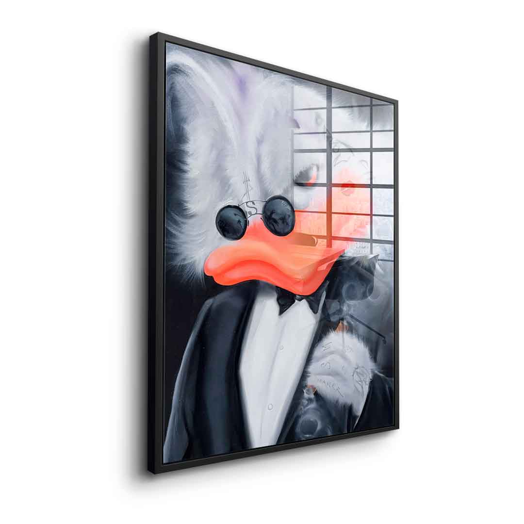 Cigarette Duck - acrylic