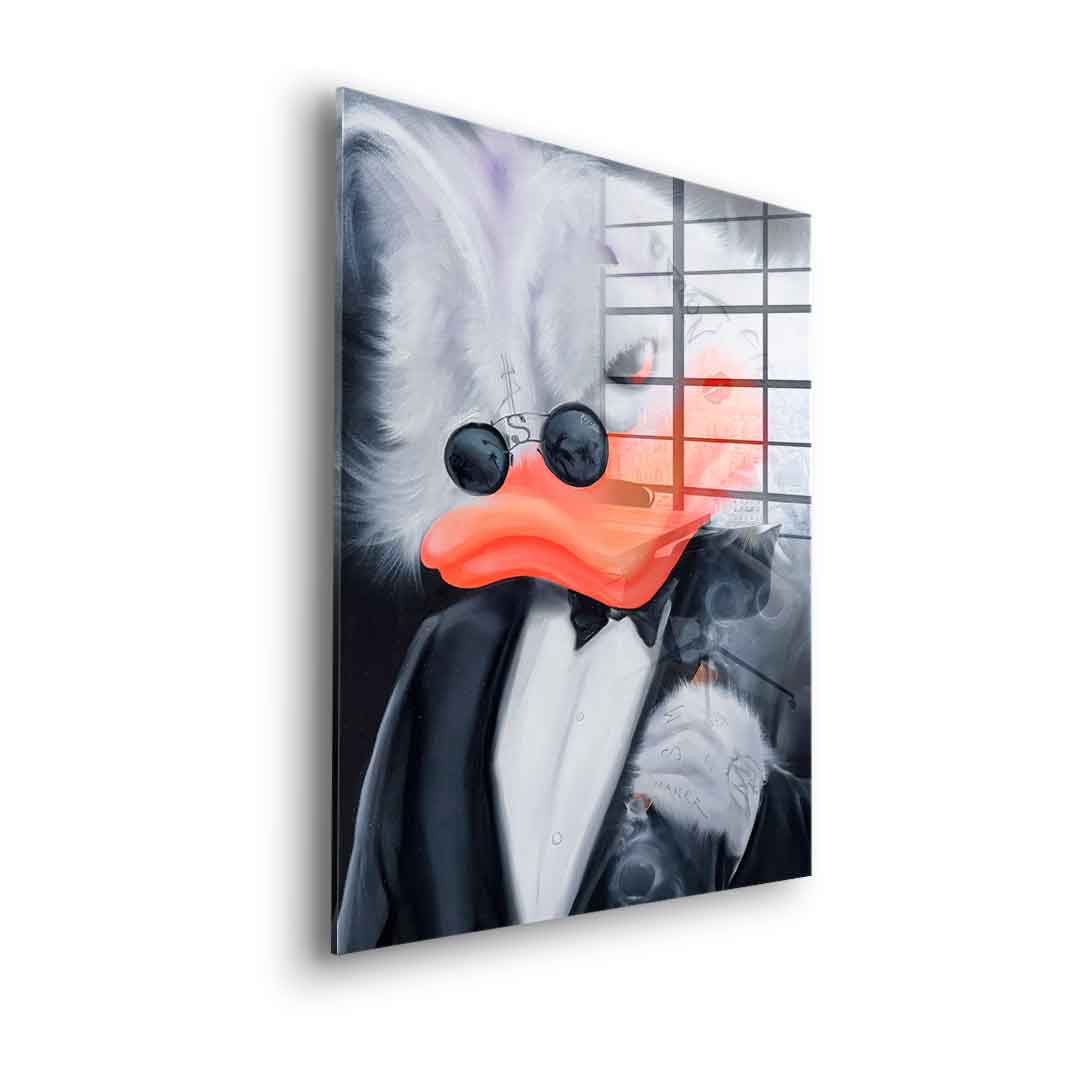 Cigarette Duck - acrylic
