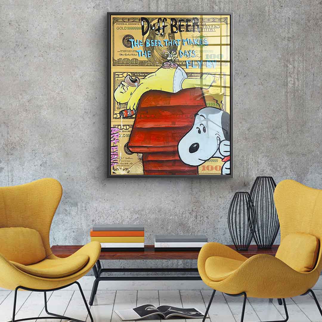 Duff Beer Magic - Acrylic glass