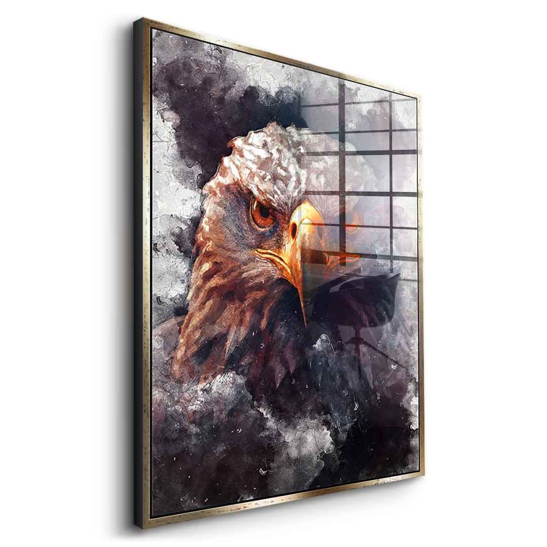 Eagle Portrait - Acrylglas