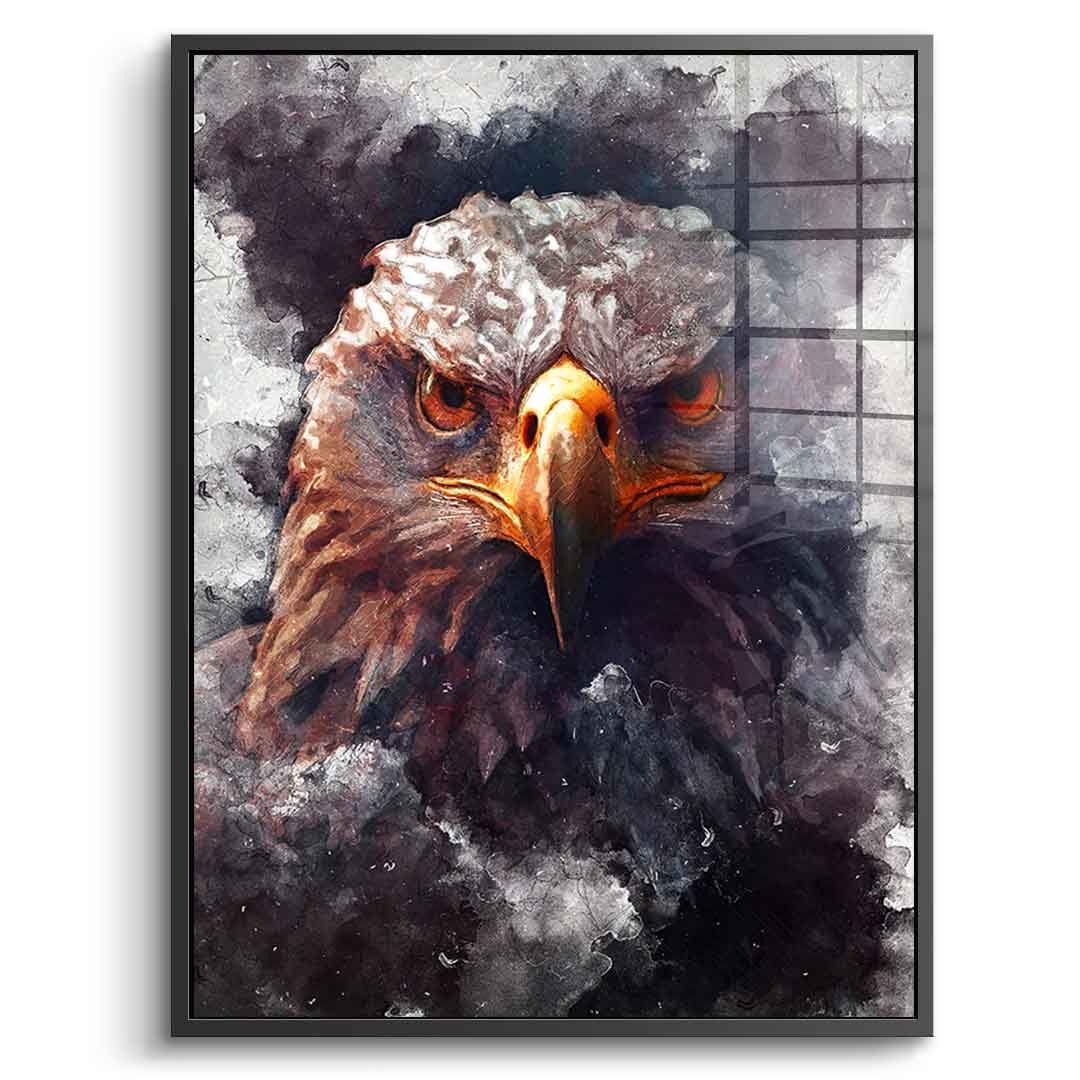 Eagle Portrait - Acrylglas