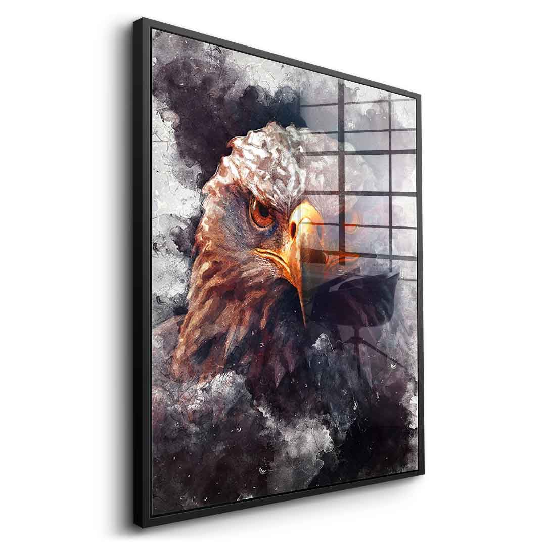 Eagle Portrait - Acrylglas