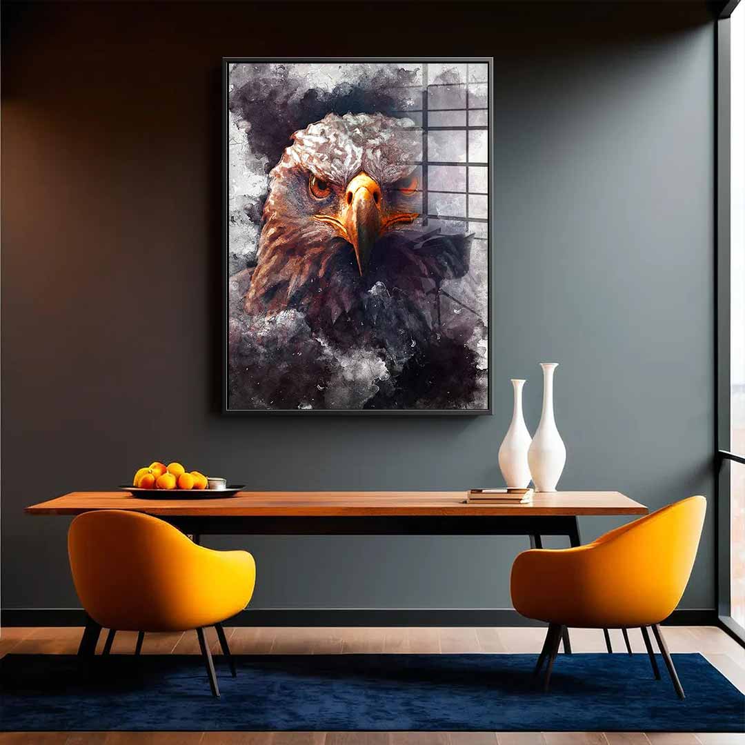 Eagle Portrait - Acrylglas