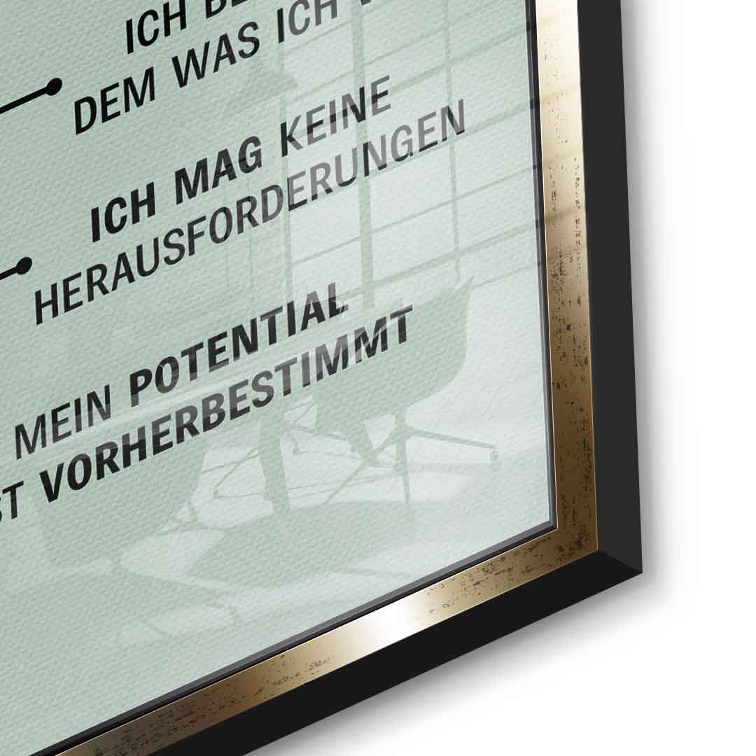 Growth mindset versus fixed mindset - Acrylglas