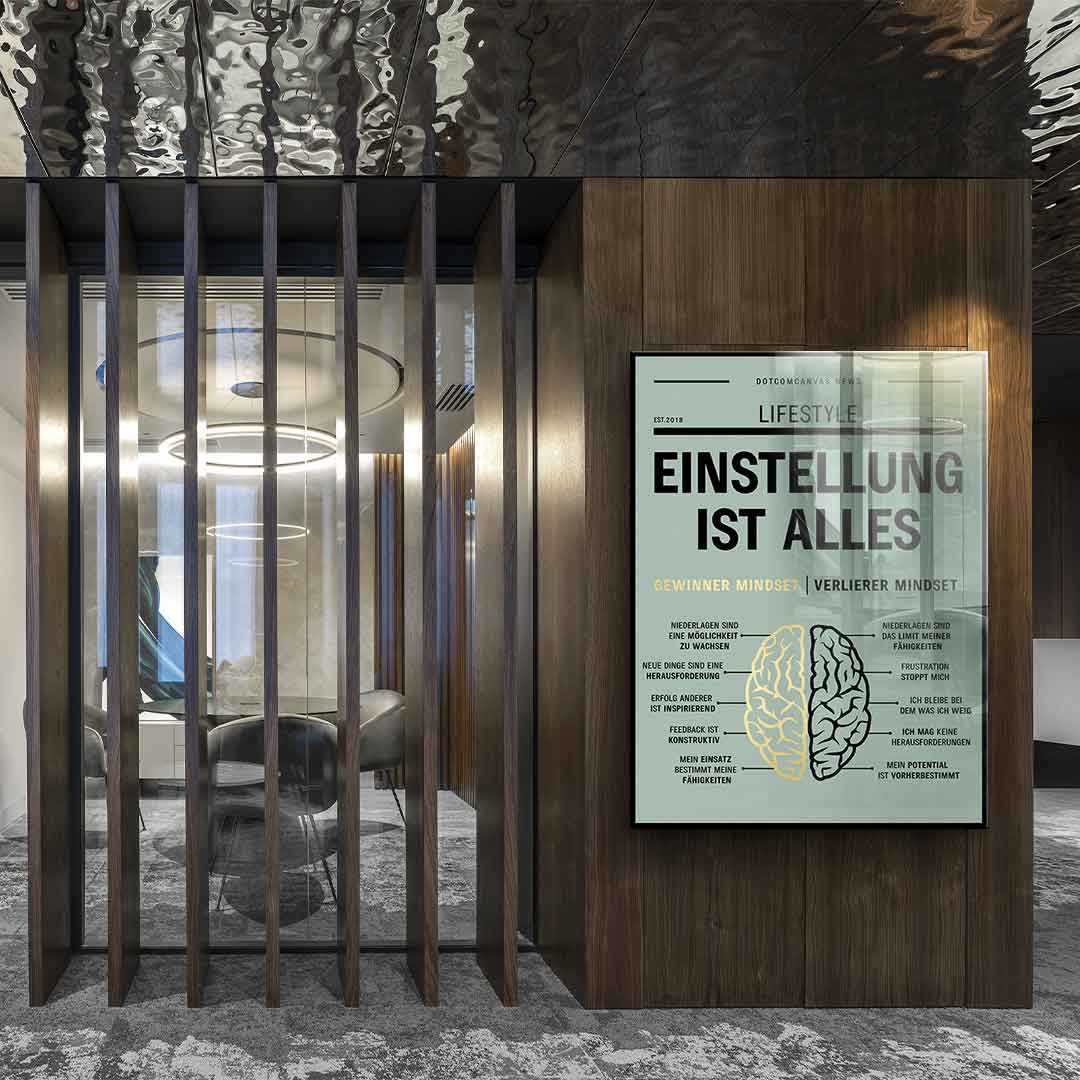 Growth mindset versus fixed mindset - Acrylglas