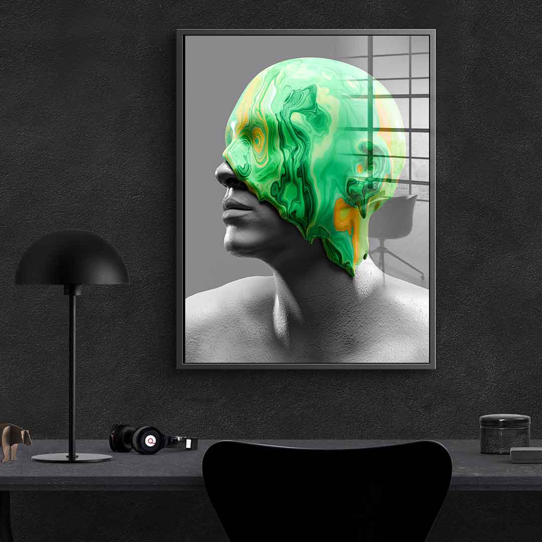 Emerald Consciousness - Acrylic glass