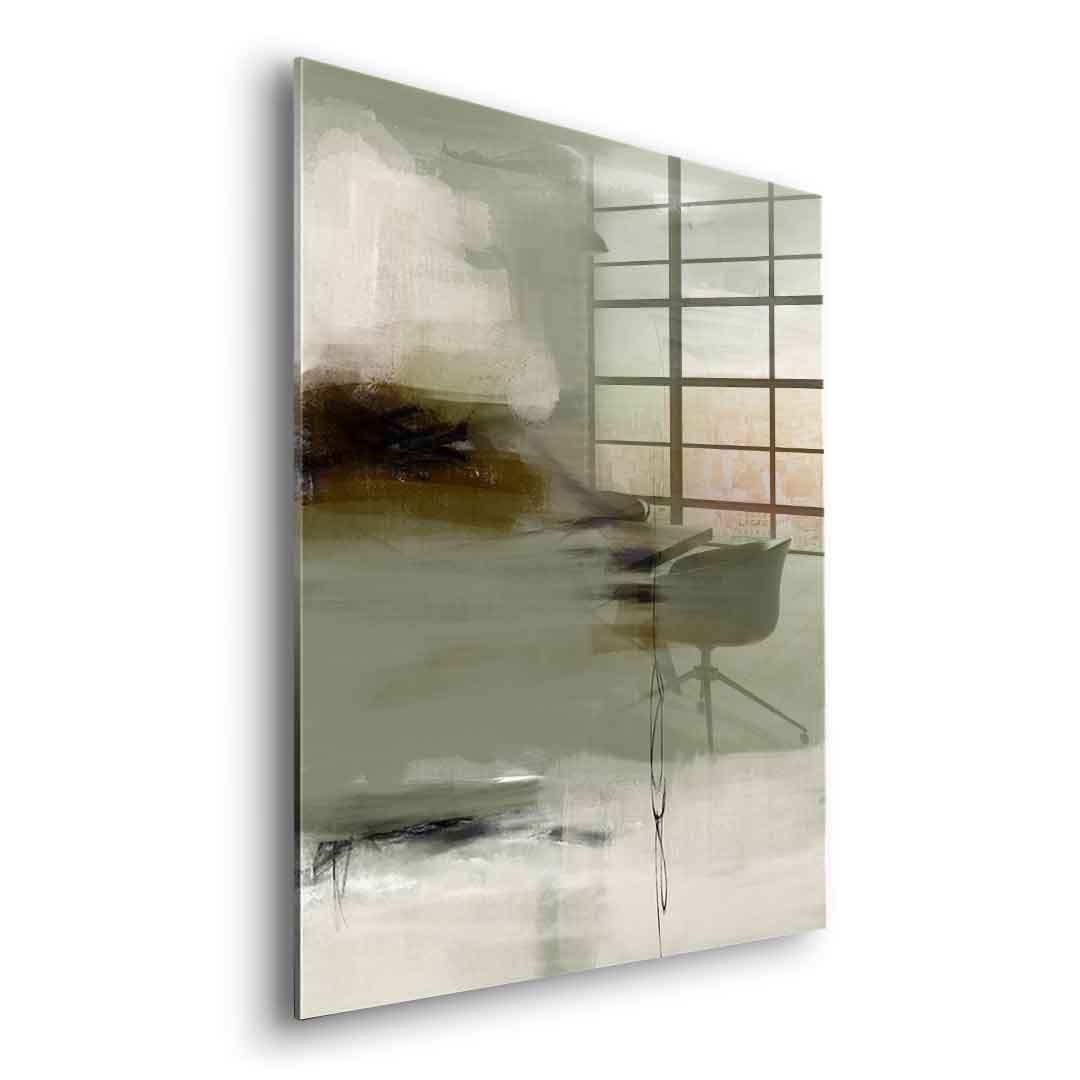 Emerald Whispers - Acrylic glass