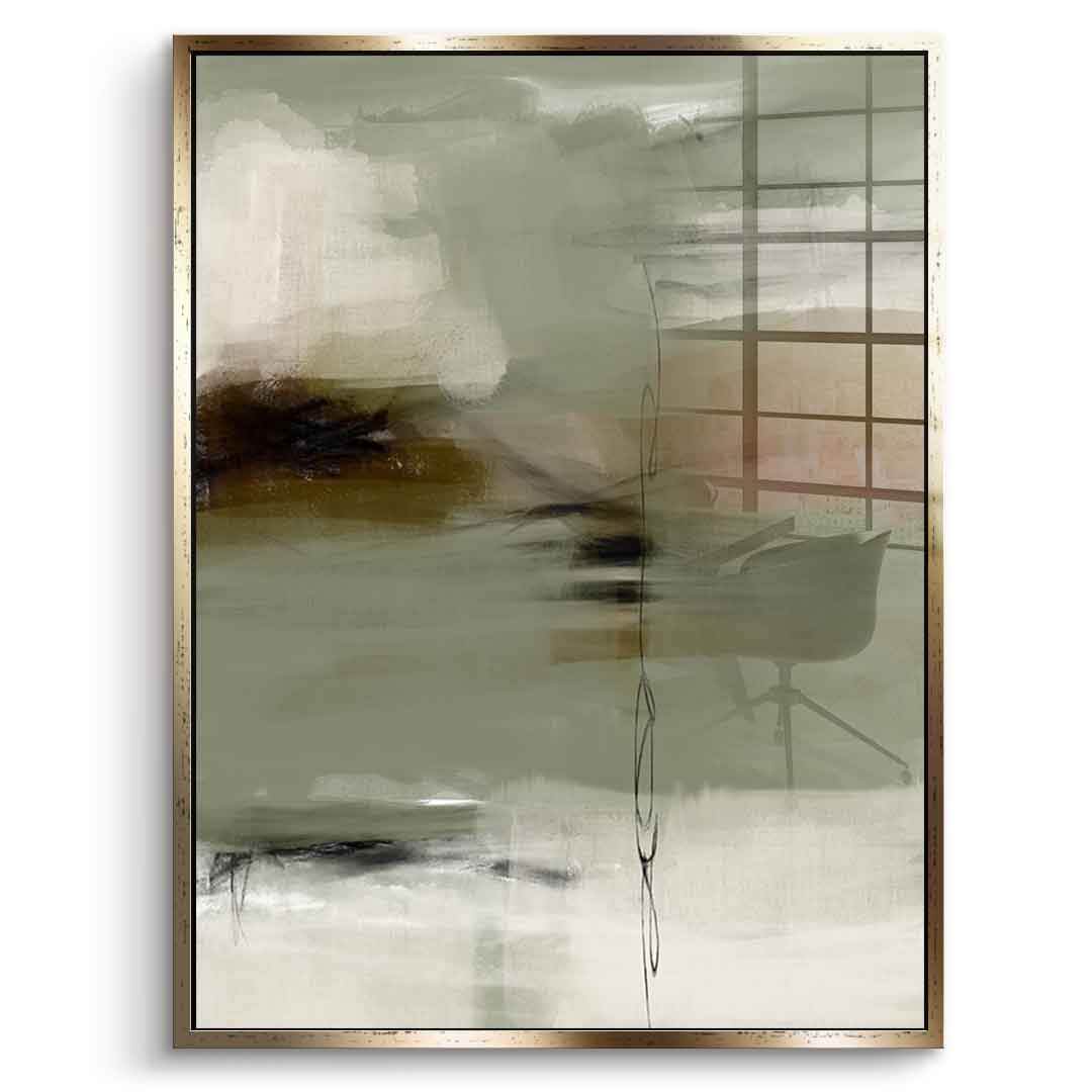 Emerald Whispers - Acrylic glass