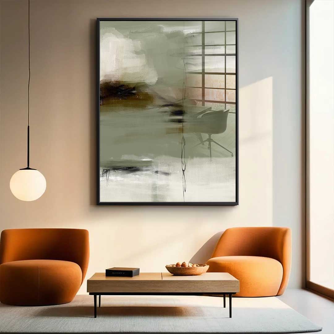 Emerald Whispers - Acrylglas