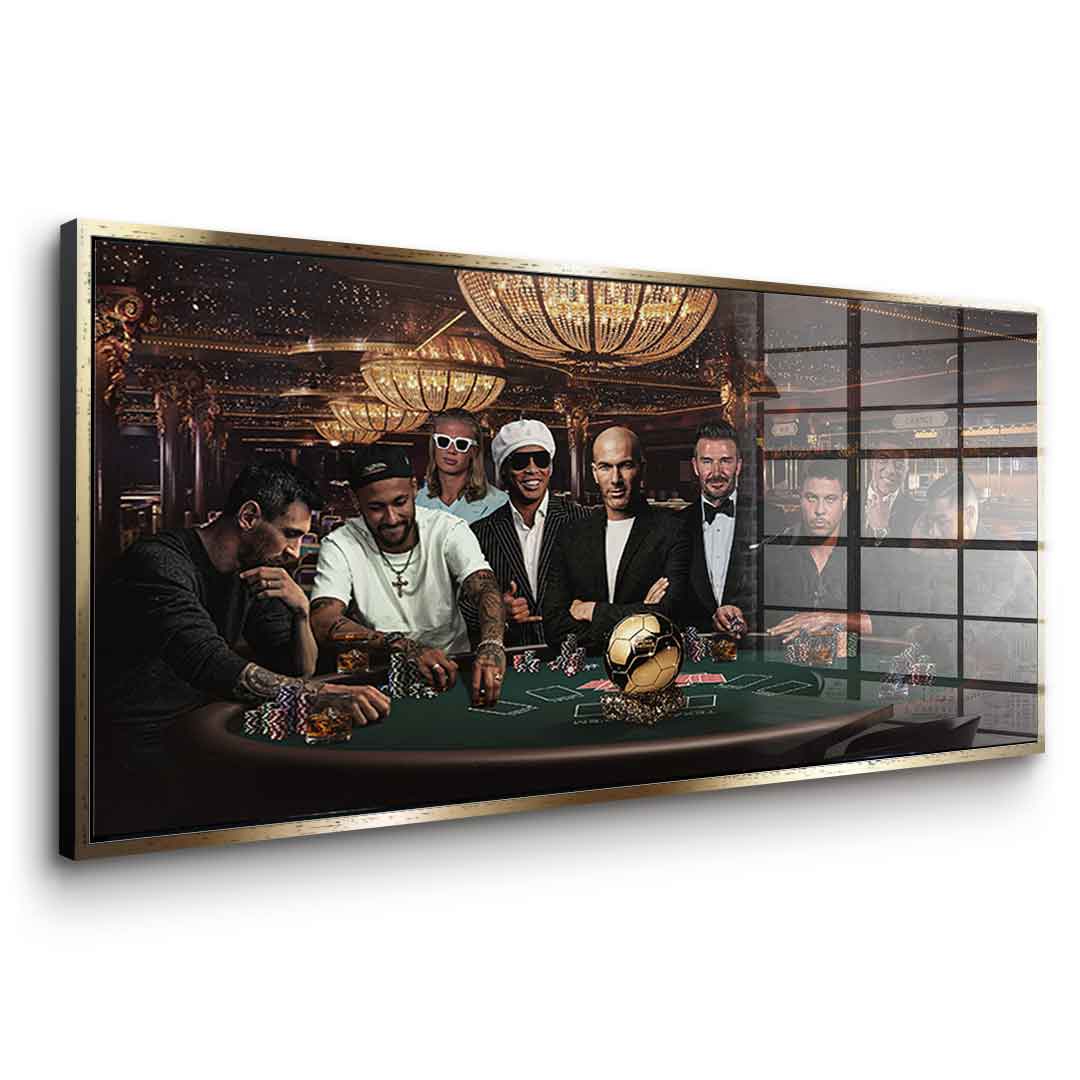 Poker Night #Football - acrylic glass