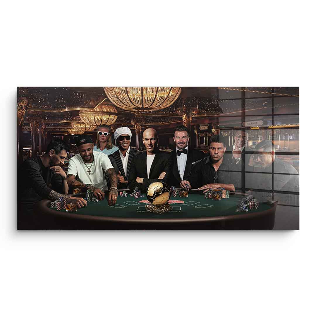 Poker Night #Football - acrylic glass
