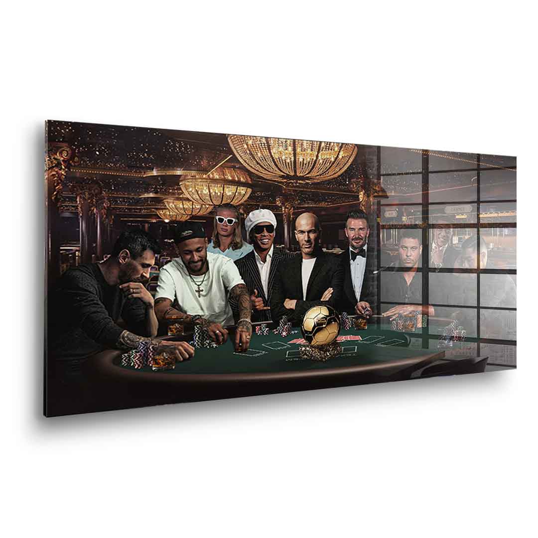 Poker Night #Football - acrylic glass