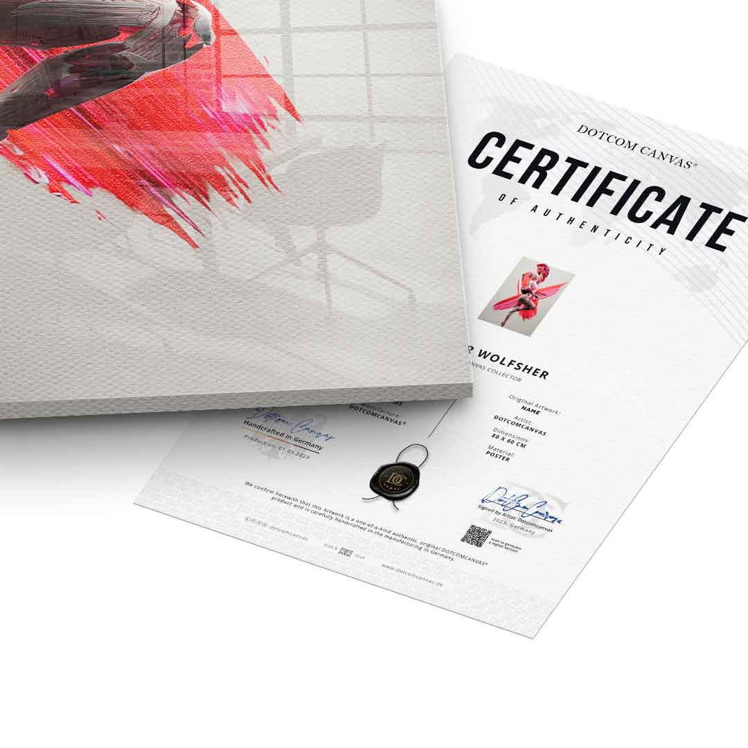 Eruption of Elegance - Acrylic glass