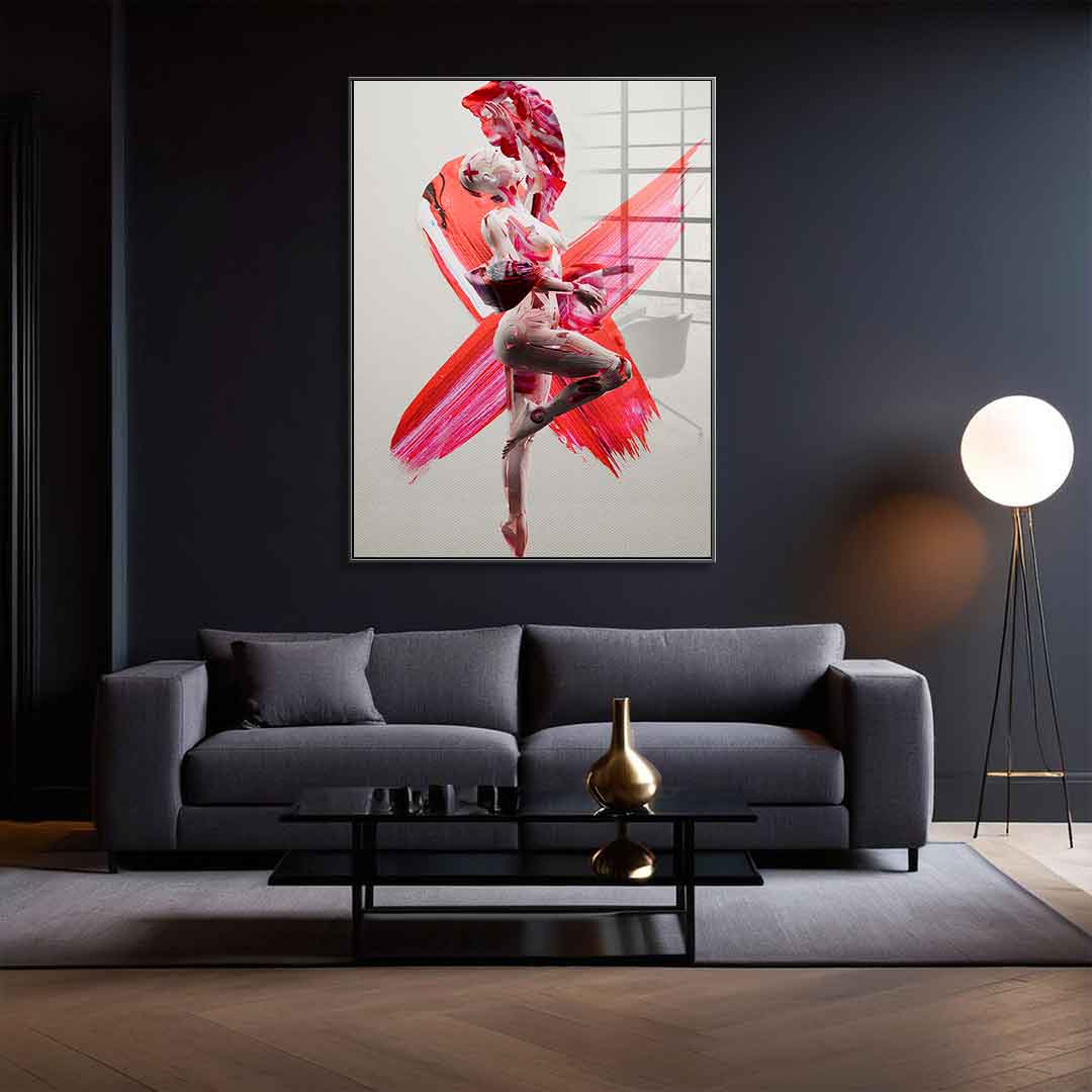 Eruption of Elegance - Acrylic glass