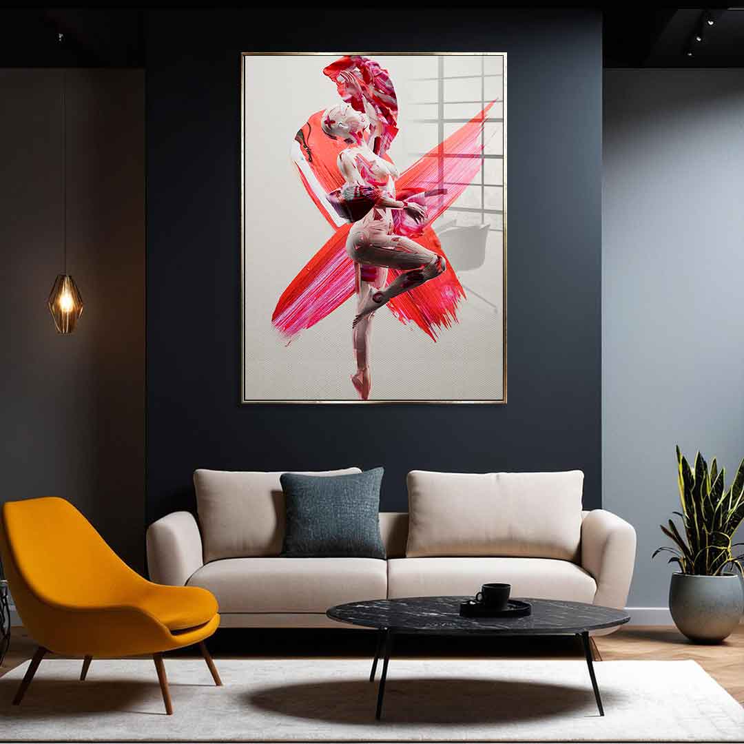 Eruption of Elegance - Acrylic glass