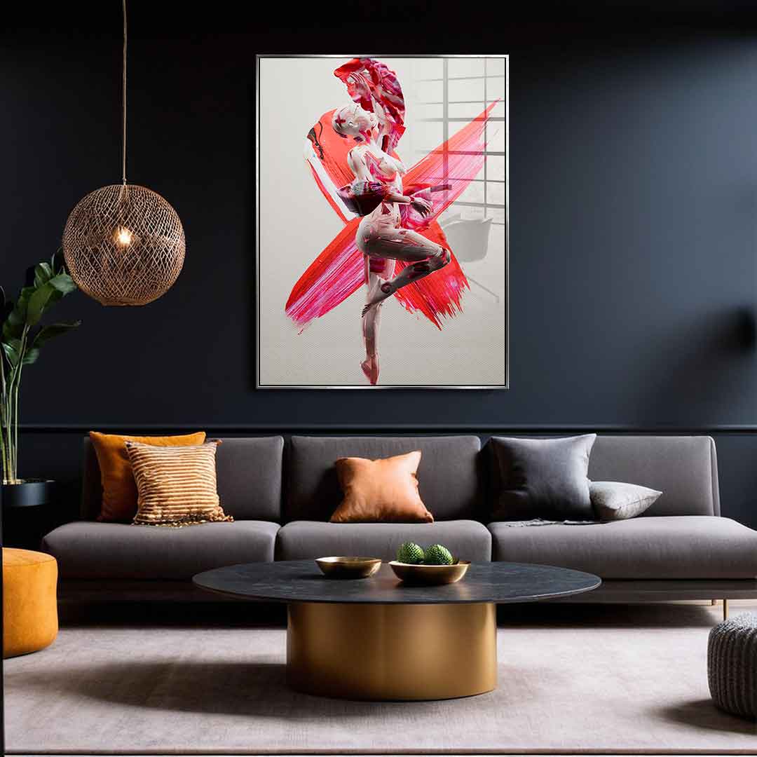 Eruption of Elegance - Acrylic glass